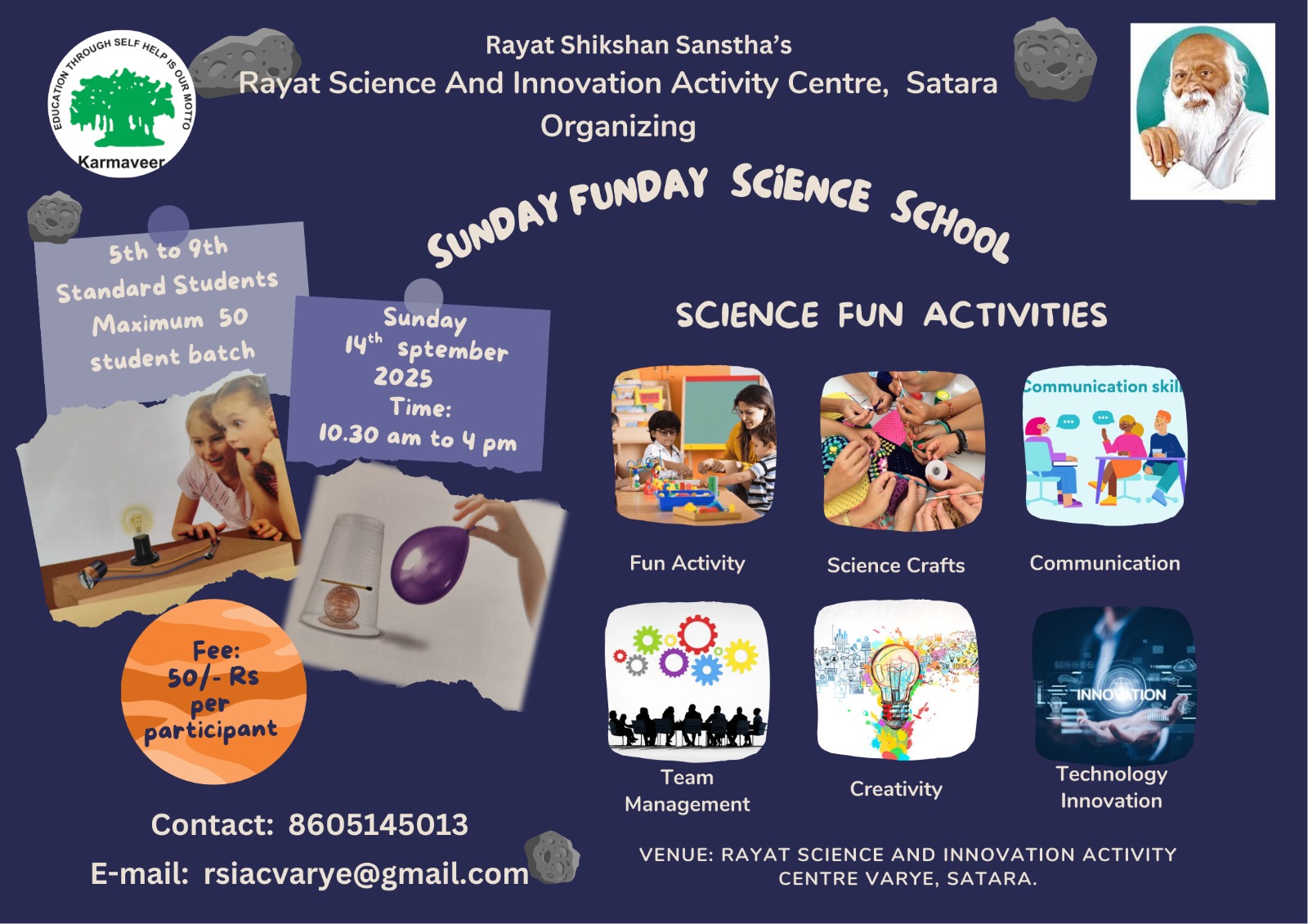 Sunday Funday Science School